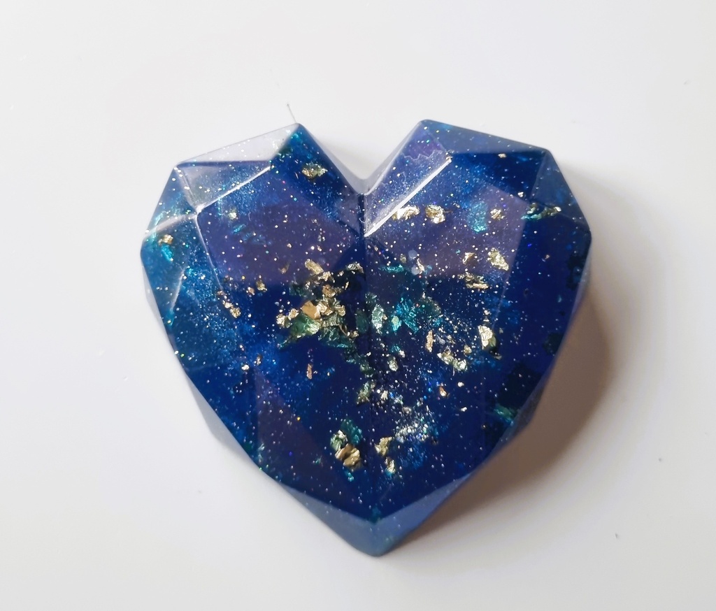 Cœur Bleu et Feuille d'Or