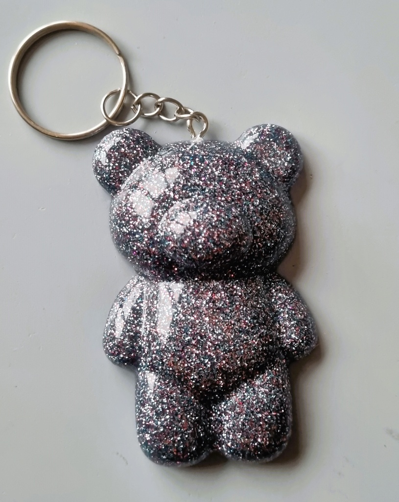 Ourson Noir Paillette Multicolor